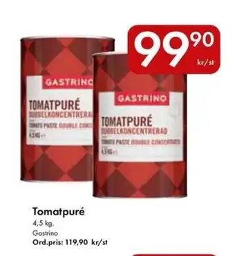 Snabbgross GASTRINO Tomatpuré erbjuda