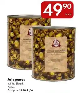 Snabbgross Pedros Jalapenos erbjuda