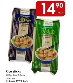 Snabbgross Rice sticks erbjuda