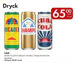 Snabbgross Läsk erbjuda