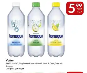 Snabbgross Bonaqua Vatten erbjuda