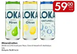 Snabbgross Loka Mineralvatten erbjuda