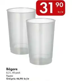 Snabbgross Bägare erbjuda
