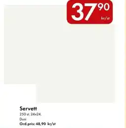 Snabbgross Servett erbjuda