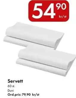 Snabbgross Servett erbjuda