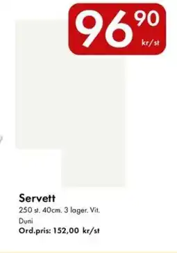 Snabbgross Servett erbjuda