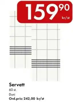 Snabbgross Servett erbjuda
