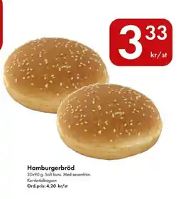 Snabbgross Hamburgerbröd erbjuda