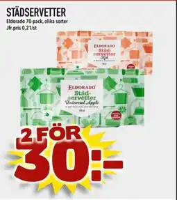 Din Mat ELDORADO Städservetter erbjuda