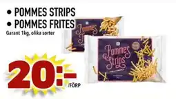 Din Mat Garant Pommes strips • Pommes frites erbjuda
