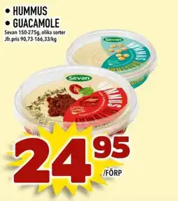 Din Mat Sevan Hummus • guacamole erbjuda