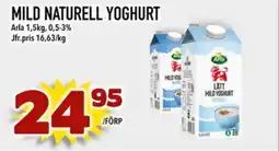 Din Mat Arla Mild naturell yoghurt erbjuda