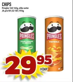 Din Mat Pringles Chips erbjuda