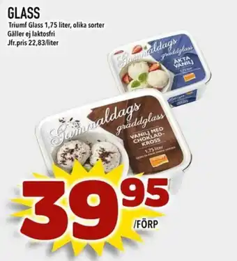 Din Mat Triumf Glass erbjuda