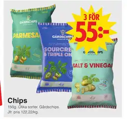 Matöppet Gårdschips Chips erbjuda
