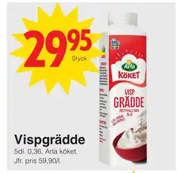 Matöppet Arla köket Vispgrädde erbjuda
