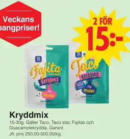 Matöppet Garant Kryddmix erbjuda