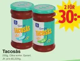 Matöppet Garant Tacosås erbjuda