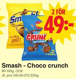 Matöppet OLW Smash Choco crunch erbjuda