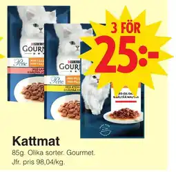Matöppet Gourmet Kattmat erbjuda