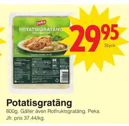 Matöppet Peka Potatisgratäng erbjuda