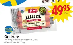 Matöppet Scan Grillkorv erbjuda