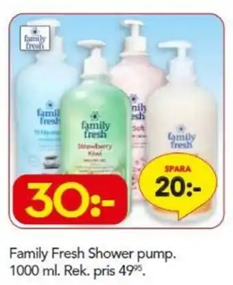 Family Fresh Shower pump 1000ml