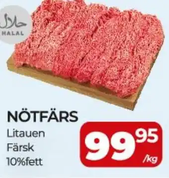 Matrix Butikerna Nötfärs erbjuda