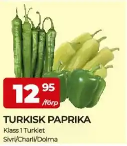 Matrix Butikerna Turkisk paprika erbjuda