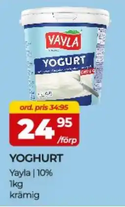 Matrix Butikerna Yayla Yoghurt erbjuda