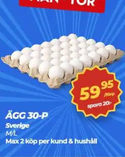 Matrix Butikerna Ägg 30-p erbjuda
