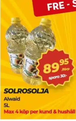 Matrix Butikerna Alwaid Solrosolja erbjuda