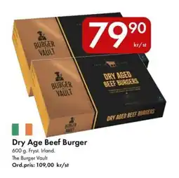 Snabbgross The Burger Vault Dry Age Beef Burger erbjuda
