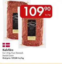Snabbgross Kalvfärs erbjuda