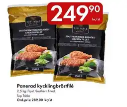 Snabbgross Top Table Panerad kycklingbröstfilé erbjuda