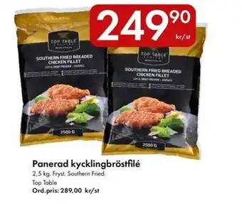 Snabbgross Top Table Panerad kycklingbröstfilé erbjuda