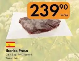 Snabbgross Iberico Presa erbjuda