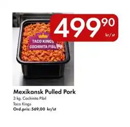 Snabbgross Mexikansk Pulled Pork erbjuda