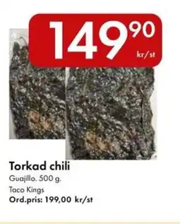 Snabbgross Torkad chili erbjuda