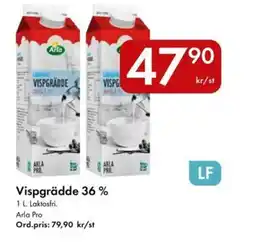 Snabbgross Arla Vispgrädde 36 % erbjuda