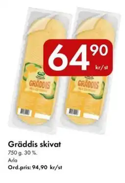 Snabbgross Arla Gräddis skivat erbjuda