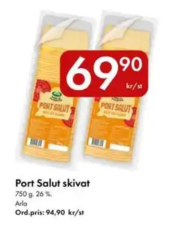 Snabbgross Arla Port Salut skivat erbjuda