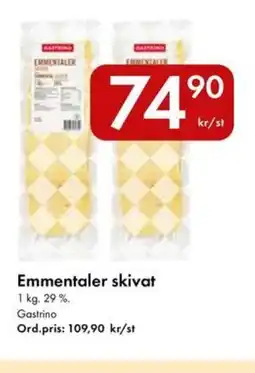Snabbgross Gastrino Emmentaler skivat erbjuda