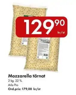 Snabbgross Arla Mozzarella tärnat erbjuda