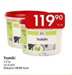 Snabbgross Ida Storkök Tzatsiki erbjuda
