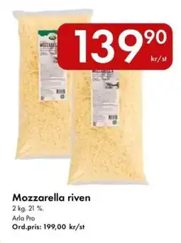 Snabbgross Arla Mozzarella riven erbjuda