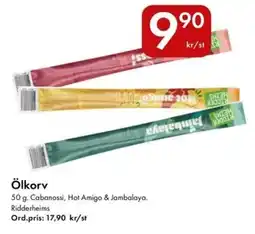 Snabbgross Ridderheims Ölkorv erbjuda