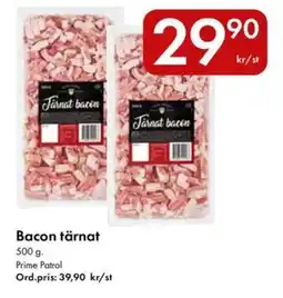 Snabbgross Prime Patrol Bacon tärnat erbjuda