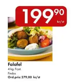 Snabbgross Findus Falafel erbjuda