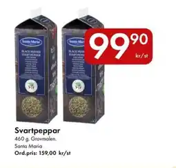 Snabbgross Santa Maria Svartpeppar erbjuda